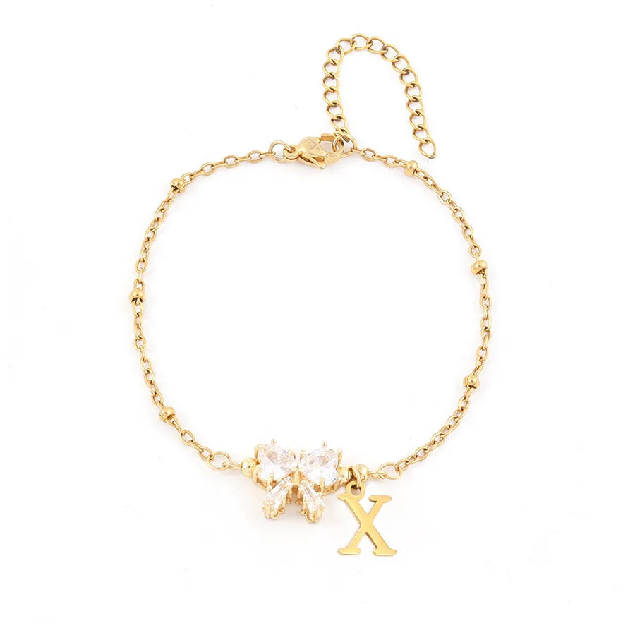 Serenity Heart Bow Bracelet