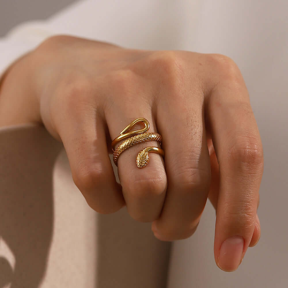 "Snake" Open Ring