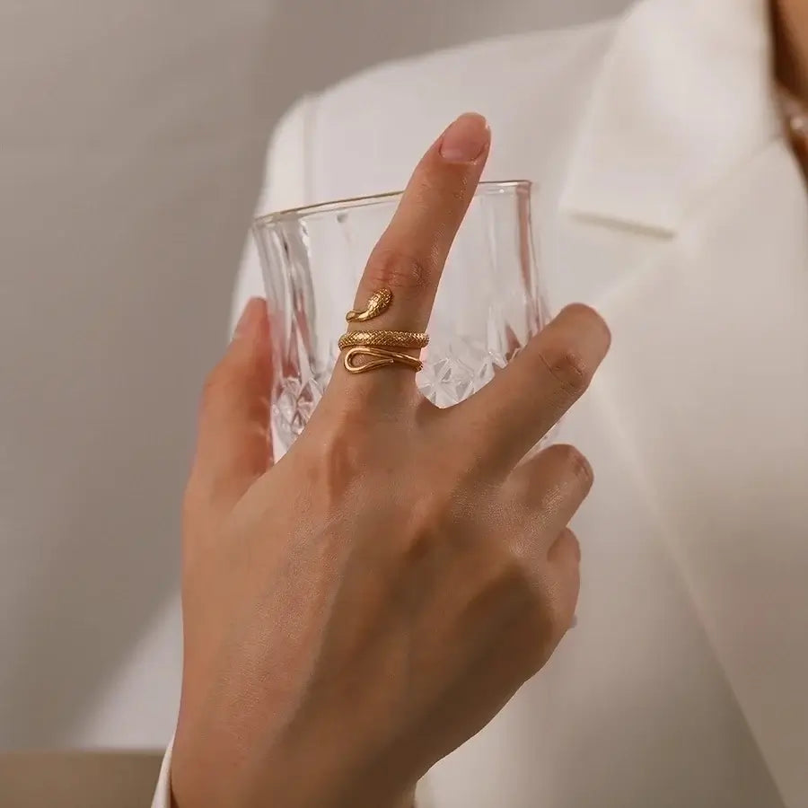 "Snake" Open Ring
