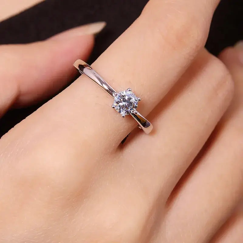 Urban Chic Moissanite Ring