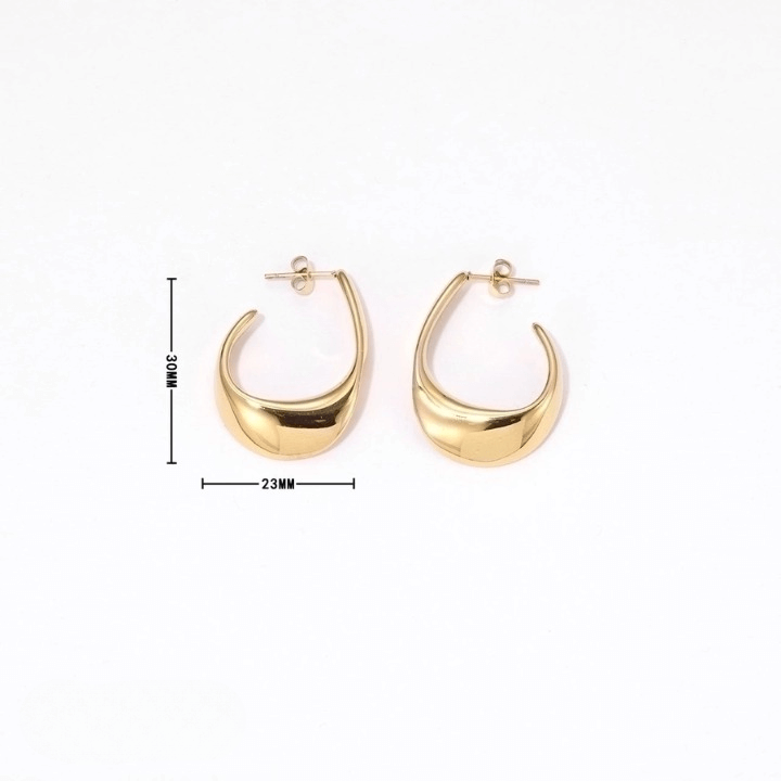 White Gold Plated Studs