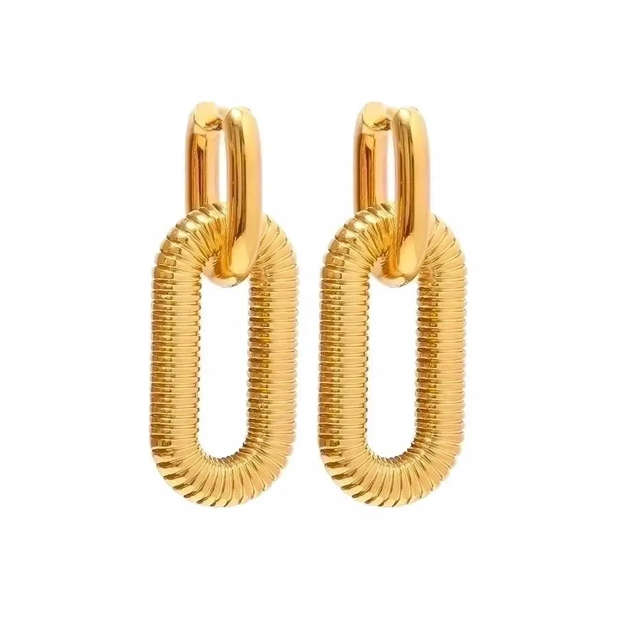 Woven Link Earrings