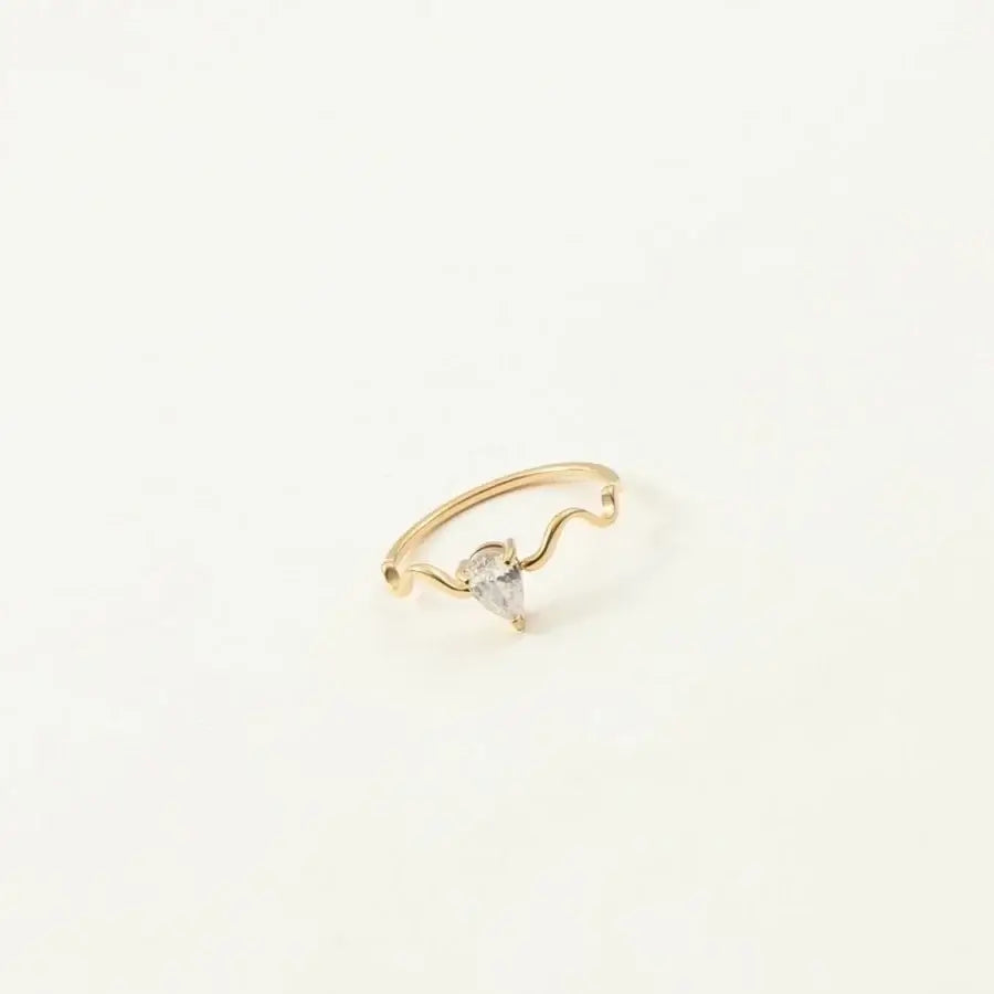 Zirconed Solitaire Twist