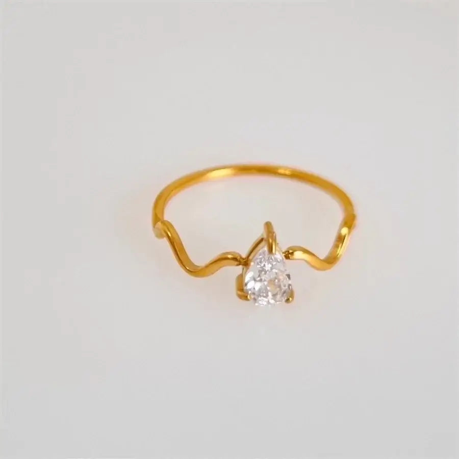 Zirconed Solitaire Twist