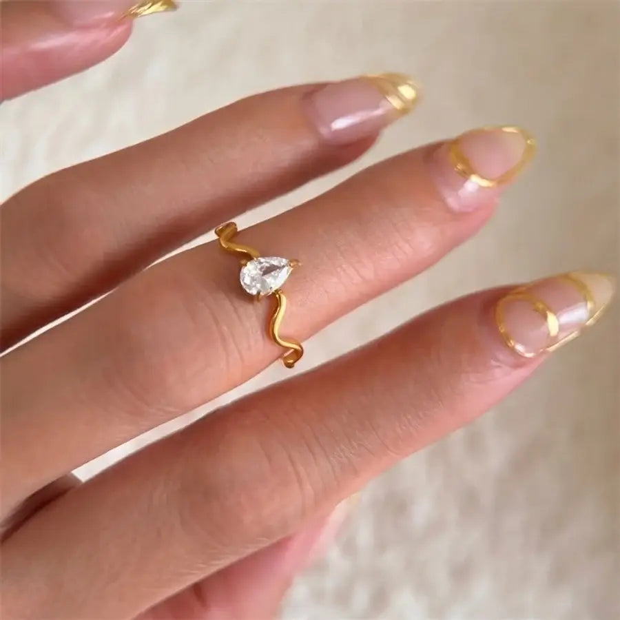 Zirconed Solitaire Twist