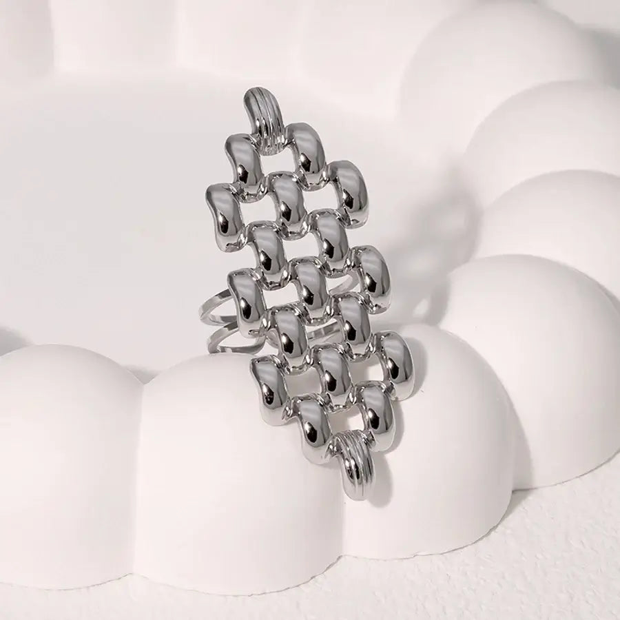 Gilded Interwoven Ring