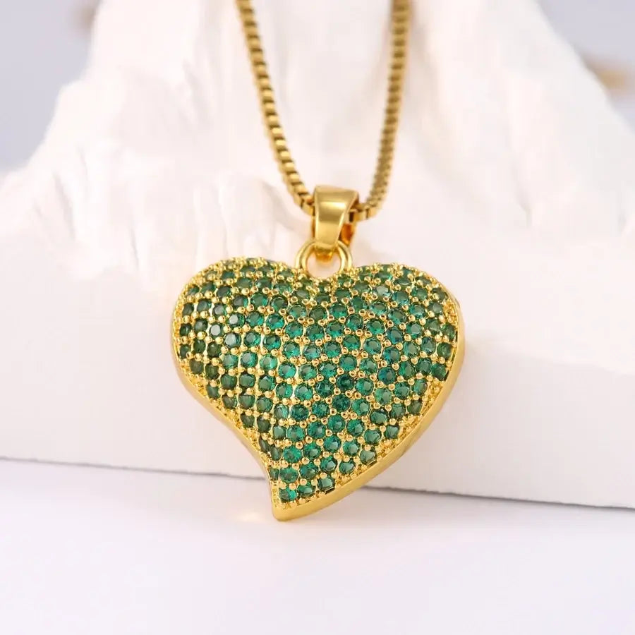Shiny Heart Necklace