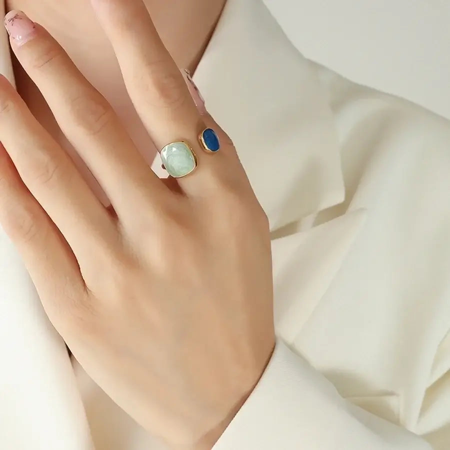 Baroque Gemstone Ring