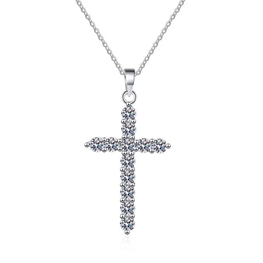 Cross Moissanite