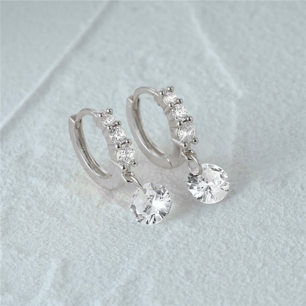 Elegant Crystal Drop Earrings