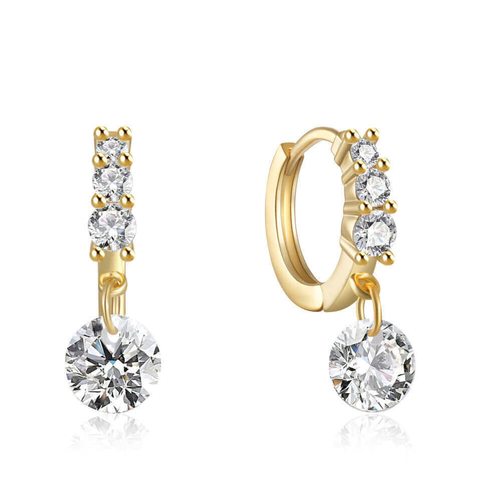 Elegant Crystal Drop Earrings