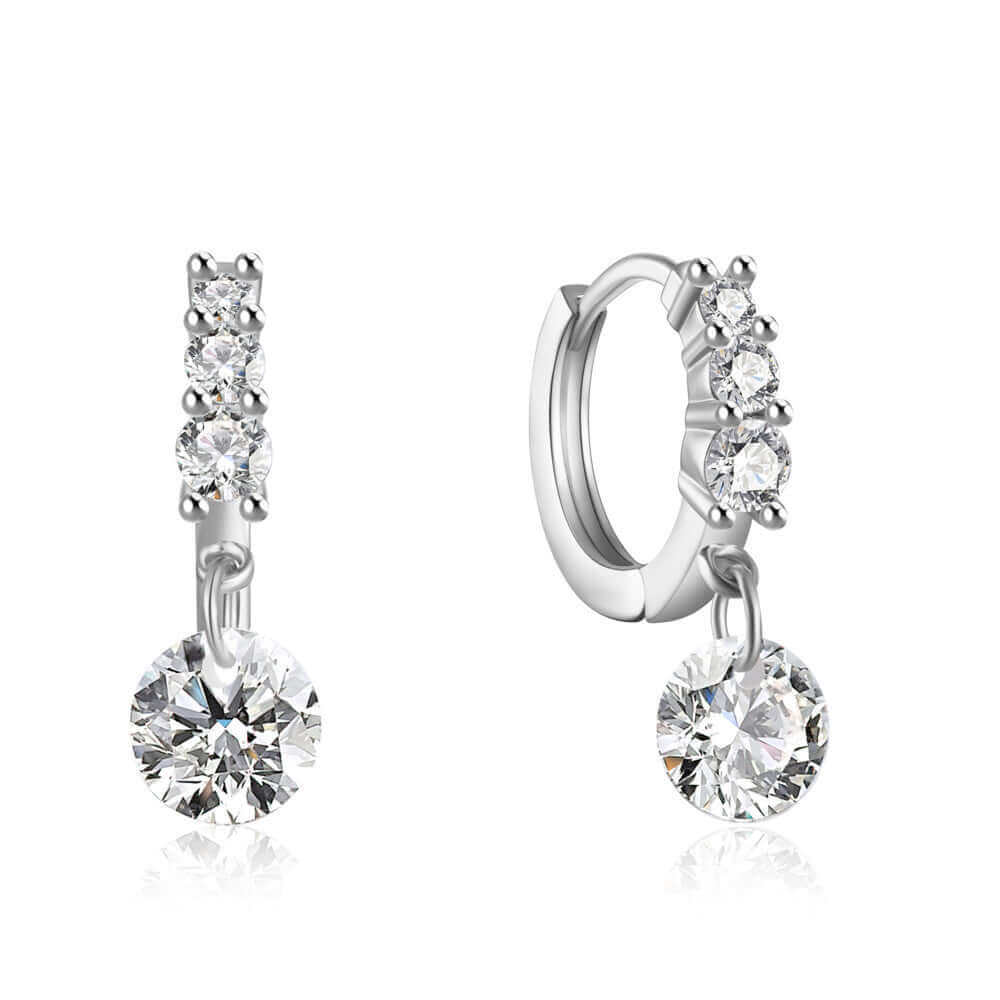 Elegant Crystal Drop Earrings