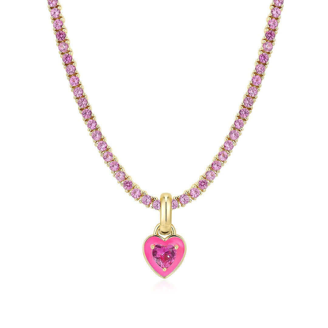 Elegant Modern Heart Necklace