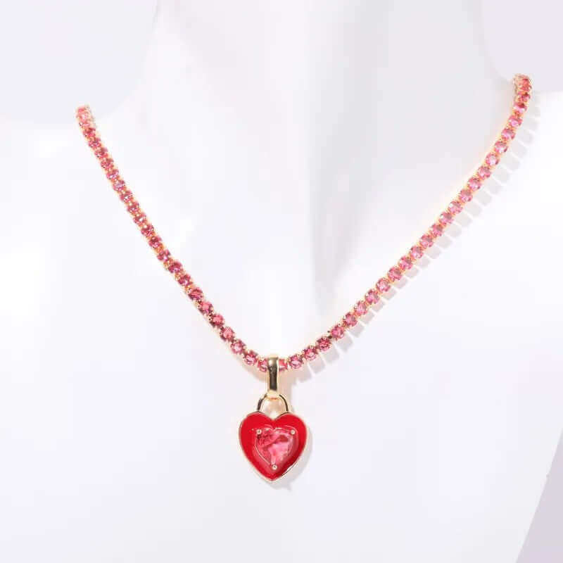 Elegant Modern Heart Necklace