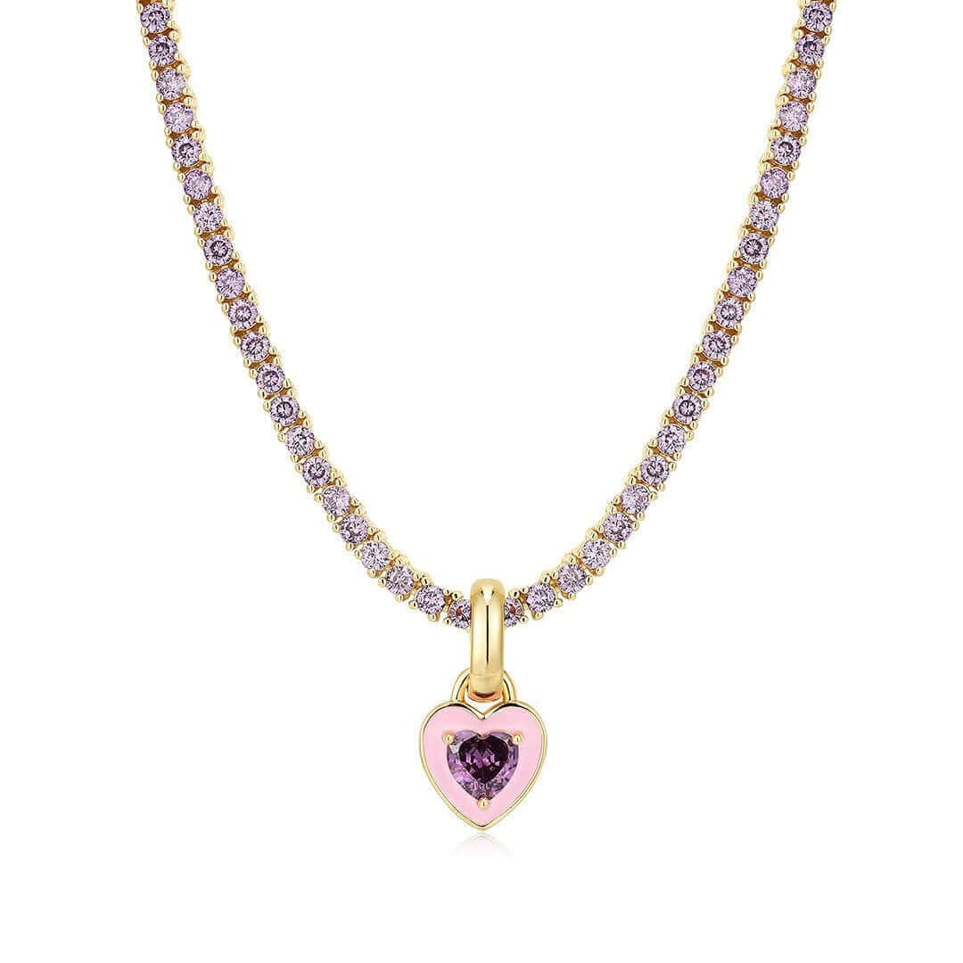 Elegant Modern Heart Necklace