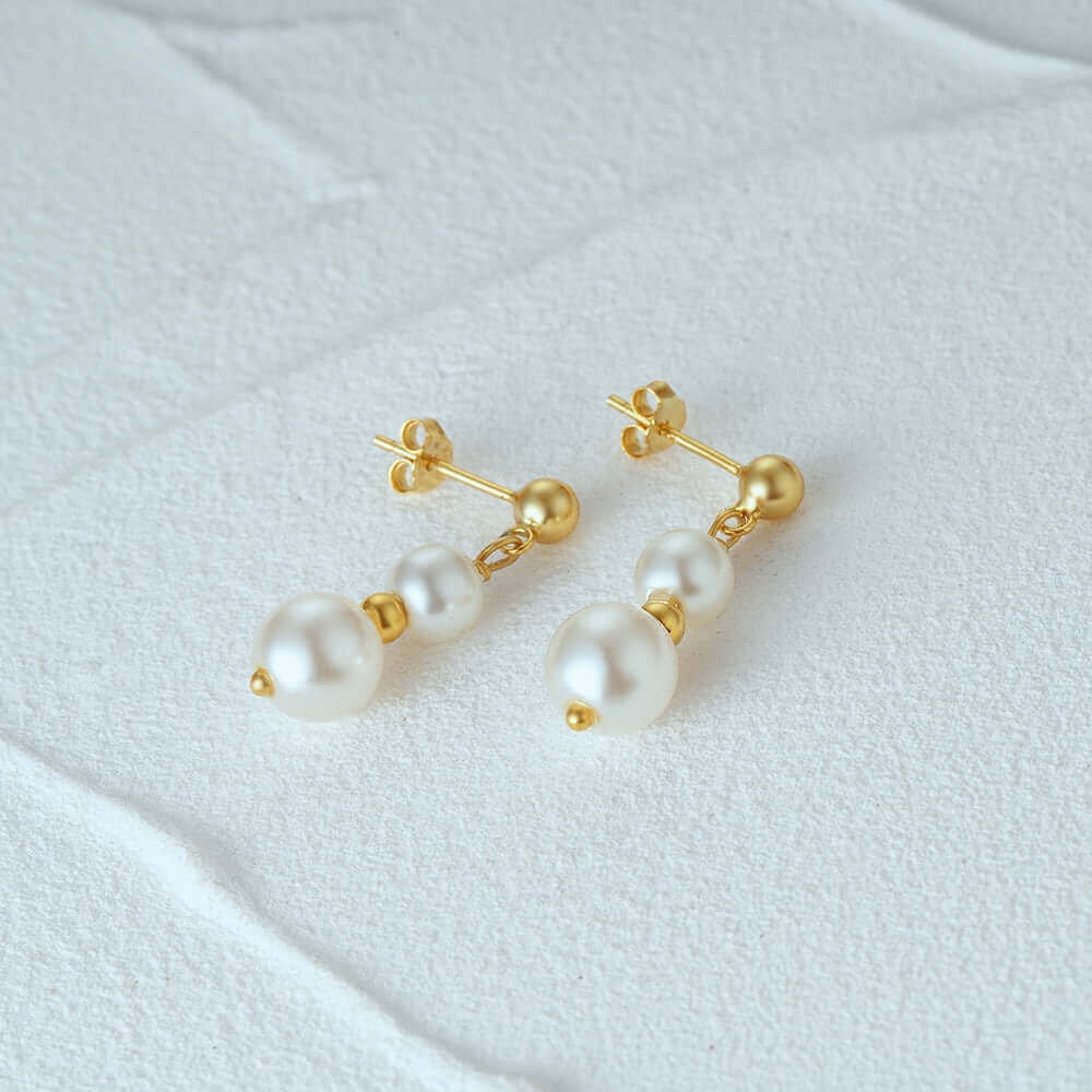 Elegant Pearl Drop Earrings