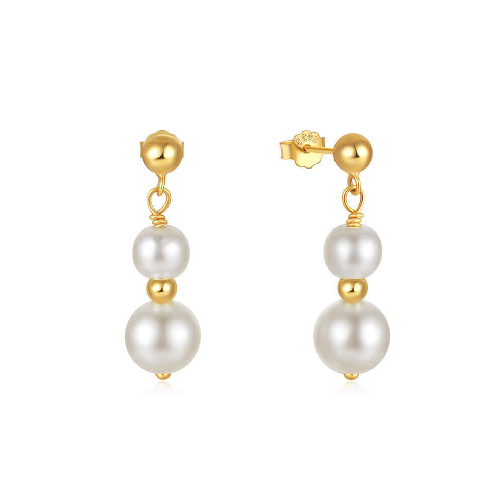 Elegant Pearl Drop Earrings