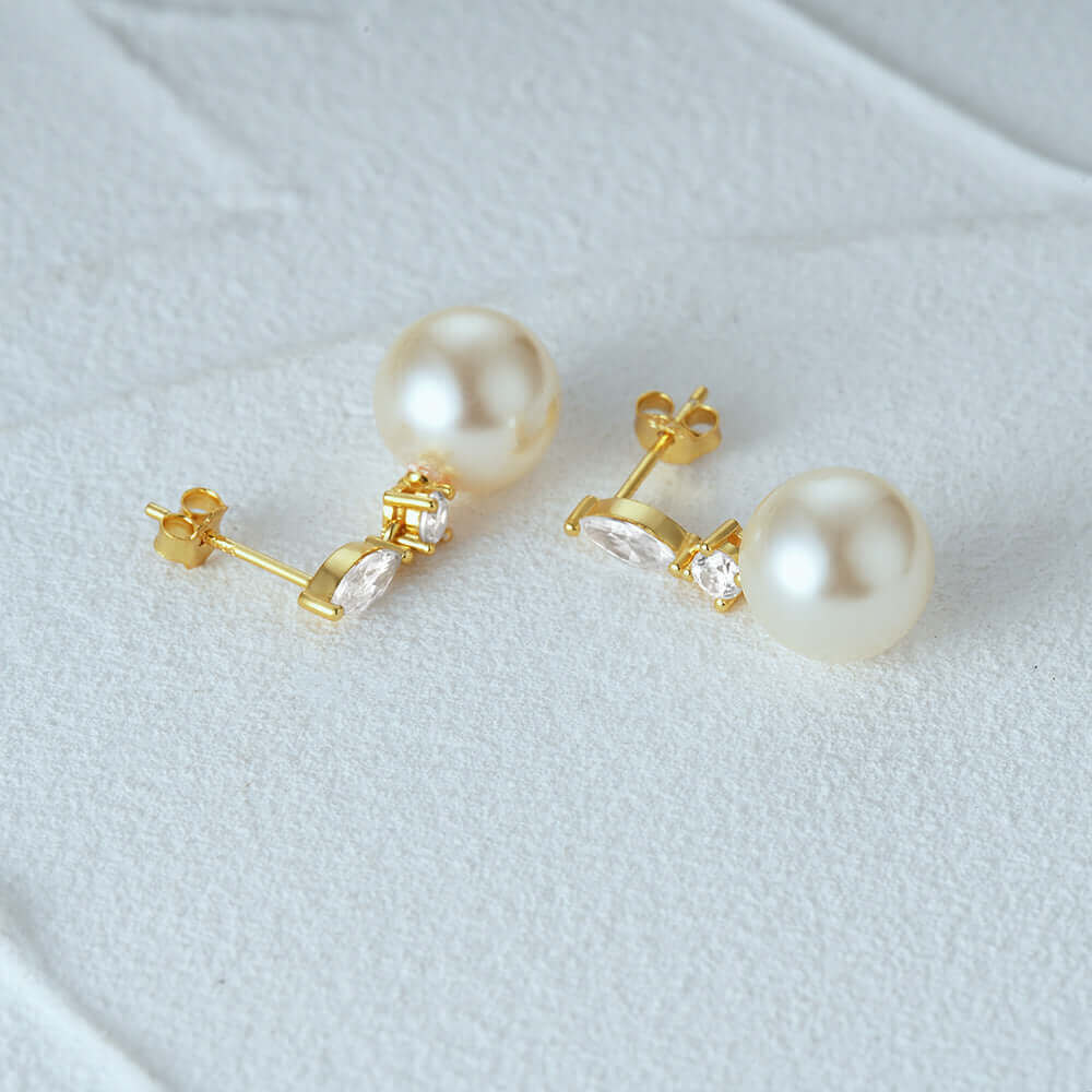 Elegant Pearl Drop Earrings