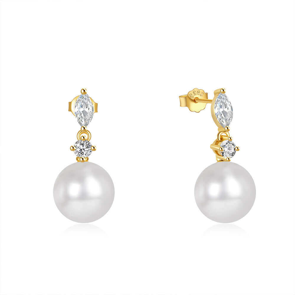 Elegant Pearl Drop Earrings