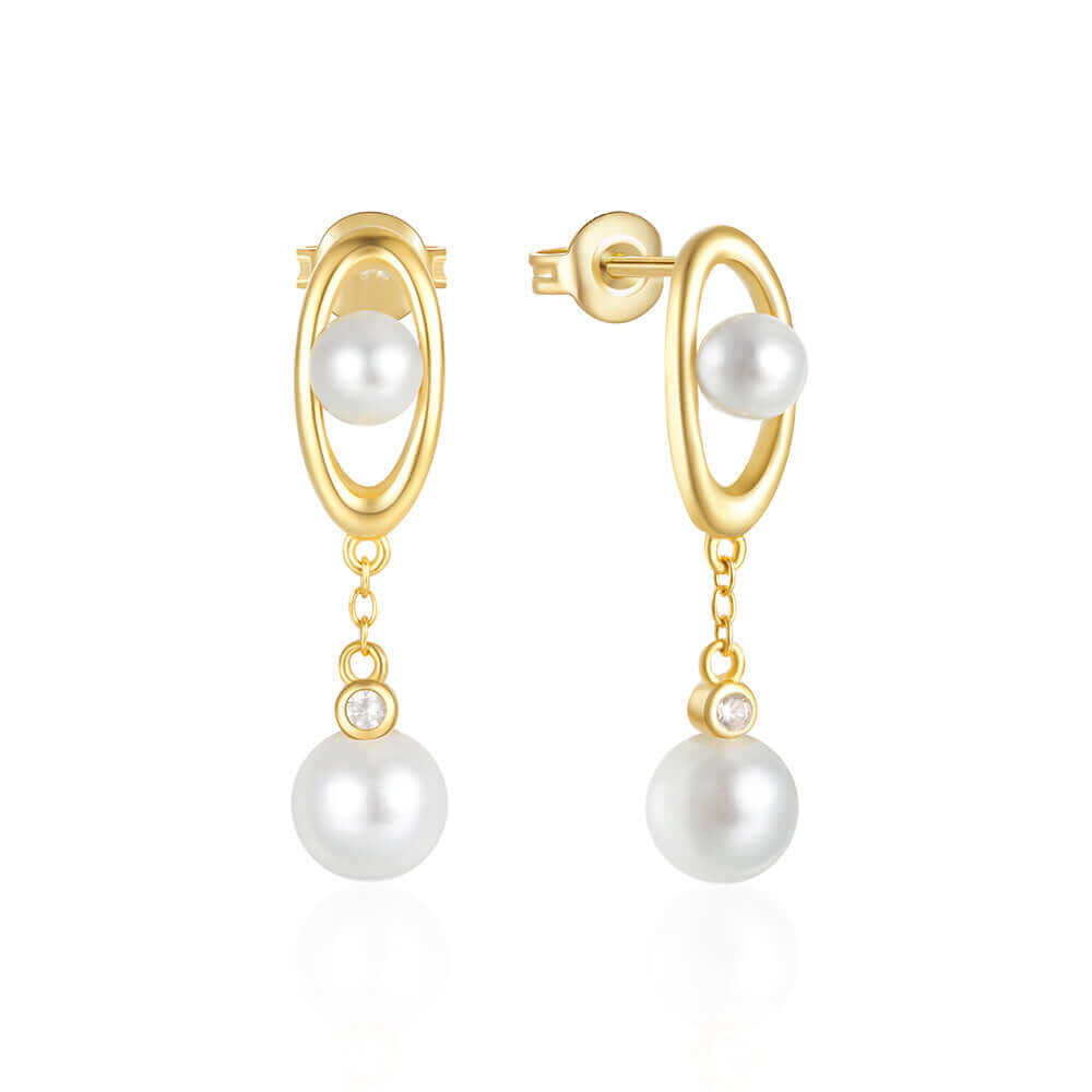 Elegant Pearl Drop Earrings