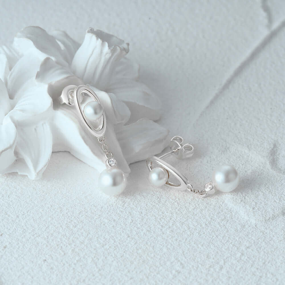 Elegant Pearl Drop Earrings