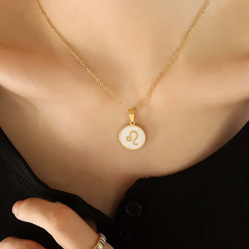 Elegant Constellation Shell Pendant Necklace