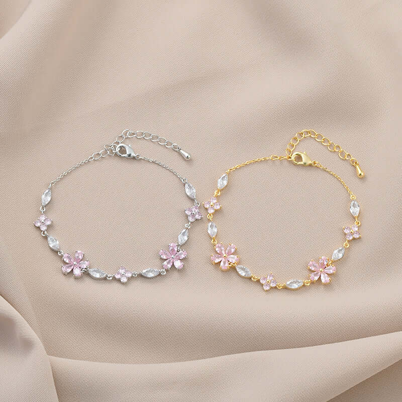 Simple Style Flower Bracelets