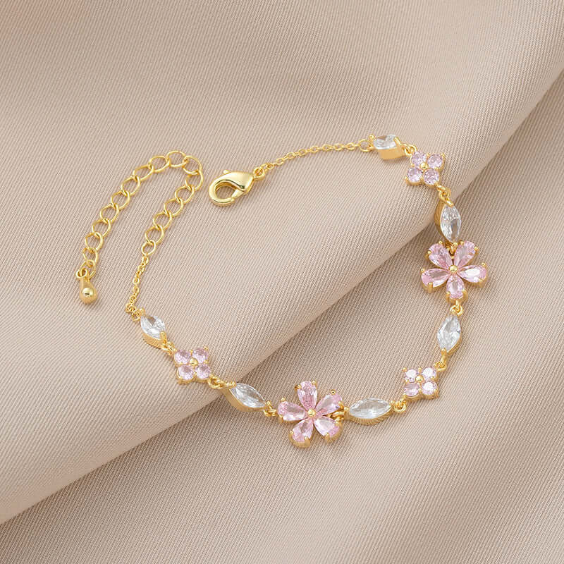 Simple Style Flower Bracelets