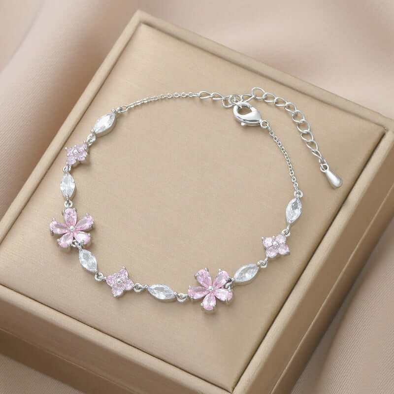 Simple Style Flower Bracelets