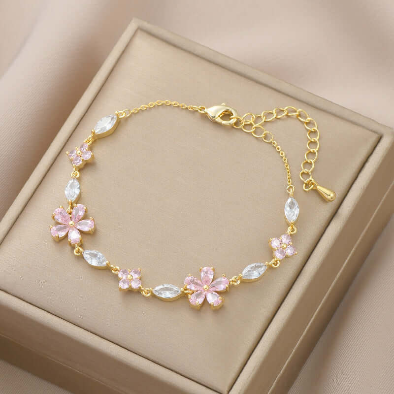 Simple Style Flower Bracelets