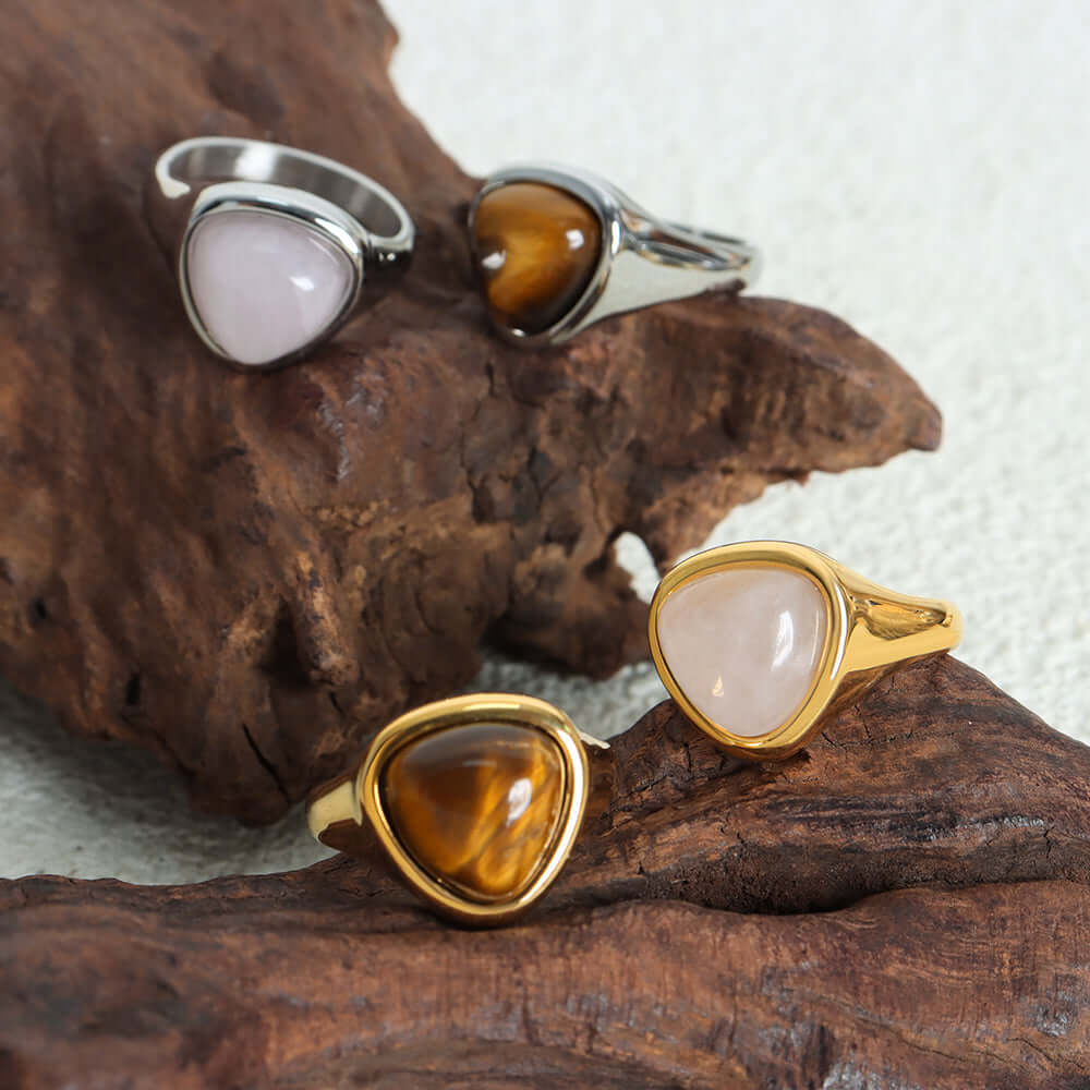 Tiger Eye Crystal Ring