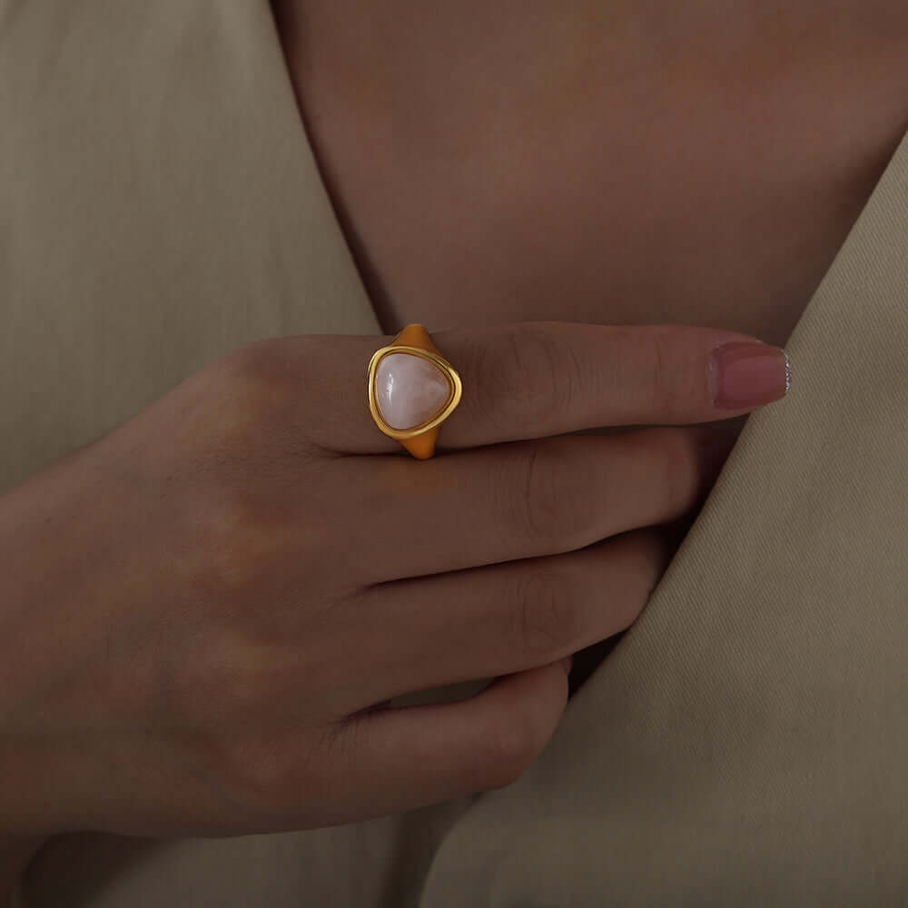 Tiger Eye Crystal Ring