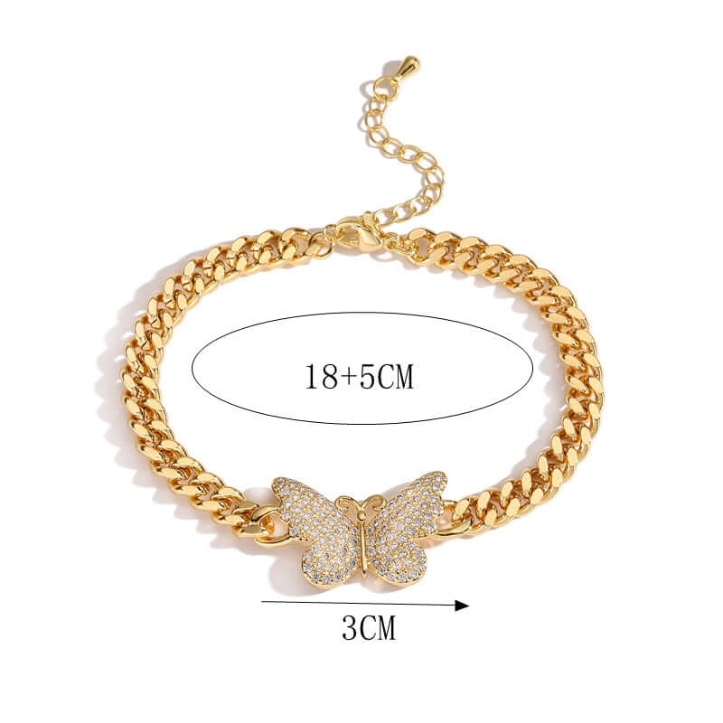 Luxurious Shiny Star and Butterfly Bracelets