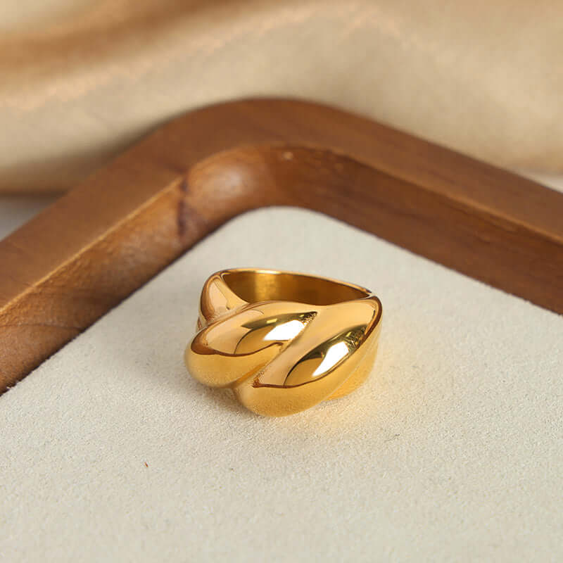 Simple Style Solid Ring