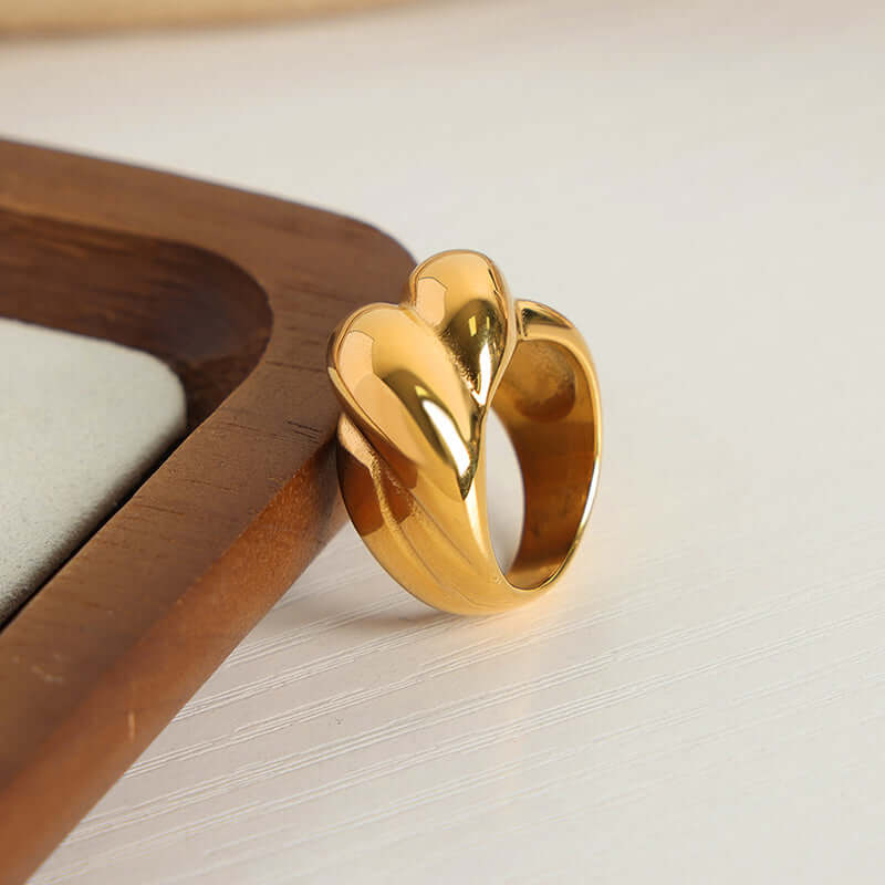 Simple Style Solid Ring