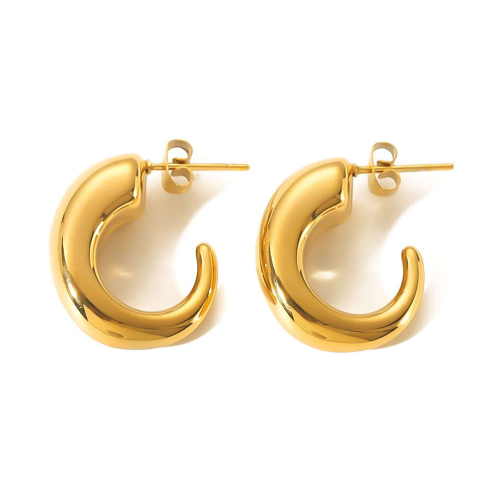 Vintage Style C-Shape Earrings