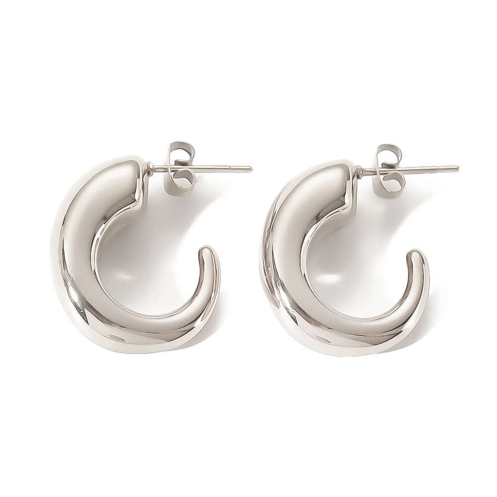 Vintage Style C-Shape Earrings