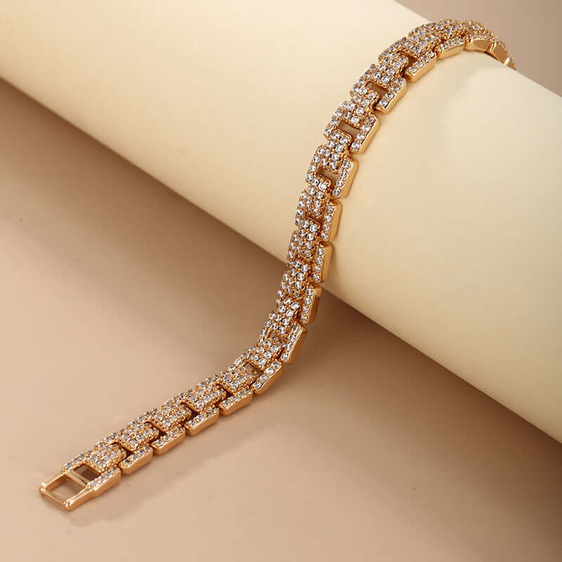 Glam 18k Gold Diamond Bracelets