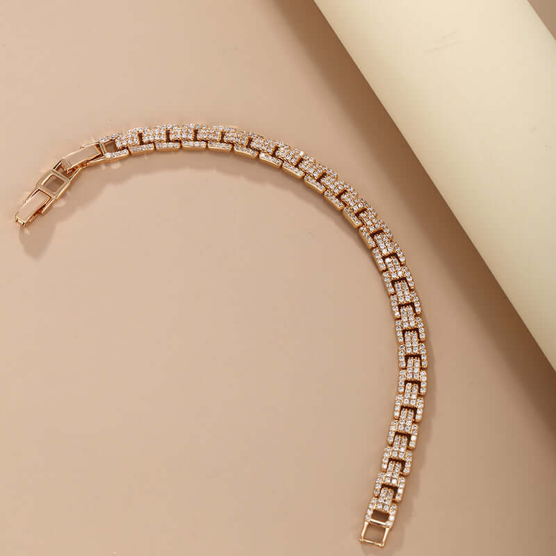 Glam 18k Gold Diamond Bracelets