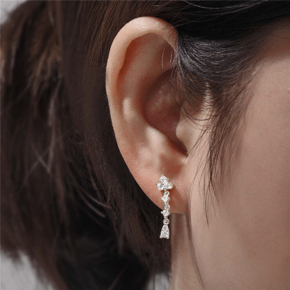 Simple Style Drop Earrings