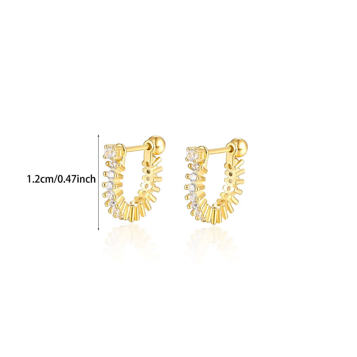 Casual U Shape Earrings