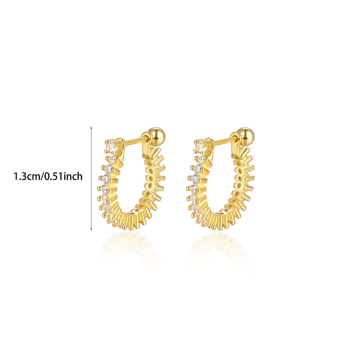 Casual U Shape Earrings