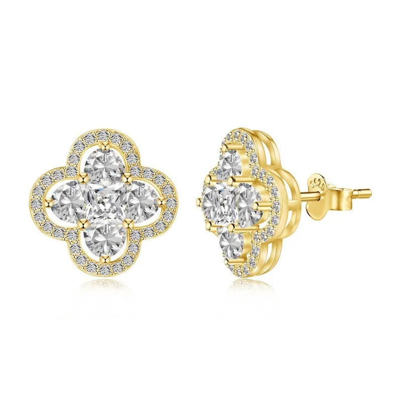 Clover Sparkle Studs