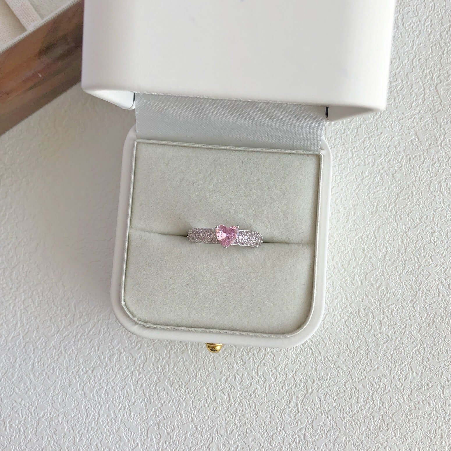 Pink Heart Ring