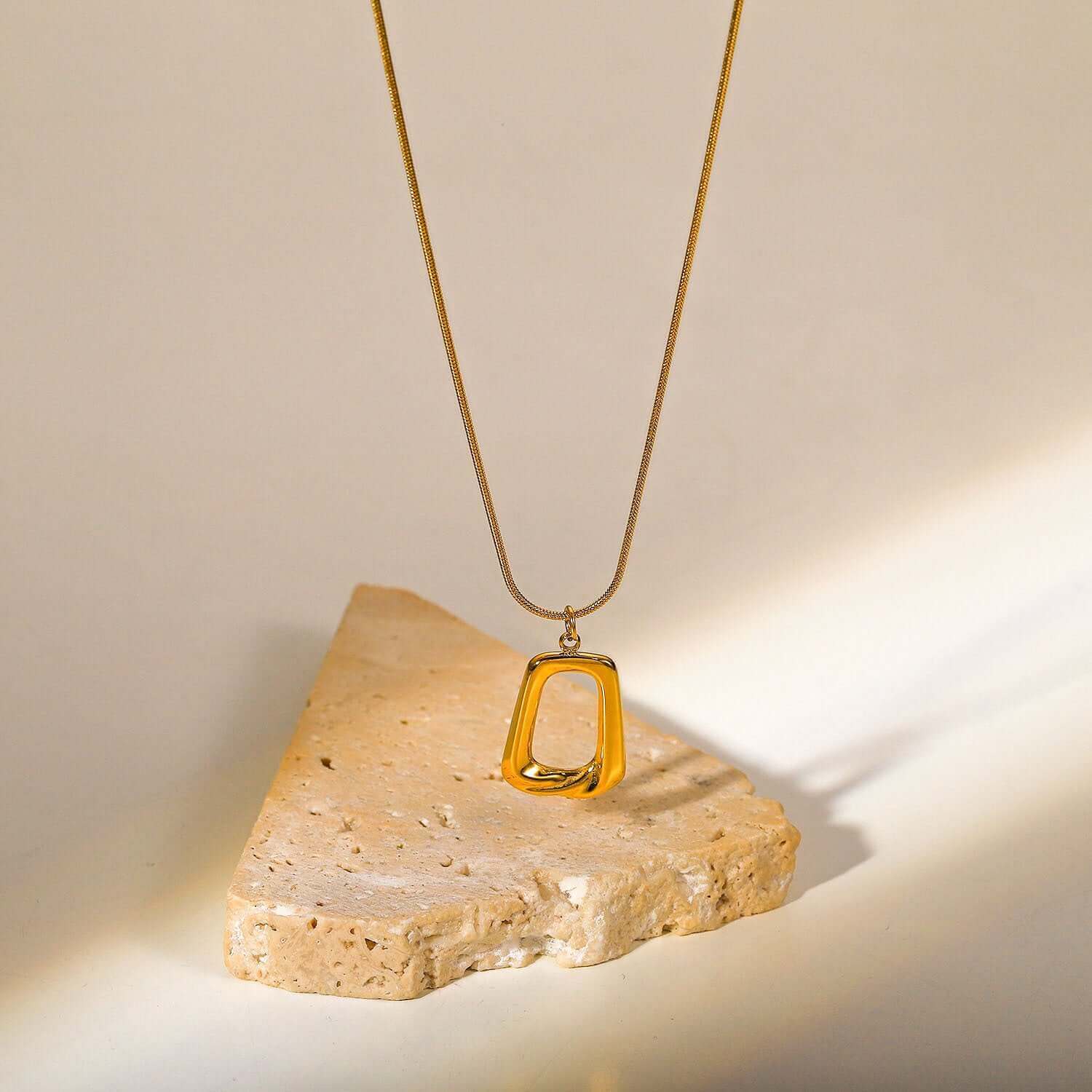 Casual Trapezoid Necklace