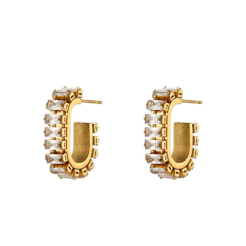 Fashion C Shape Earrings