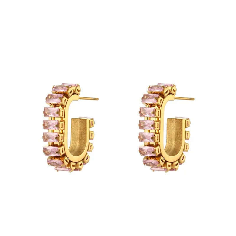 Fashion C Shape Earrings