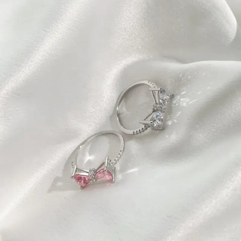 Pink Moon Melody Rings