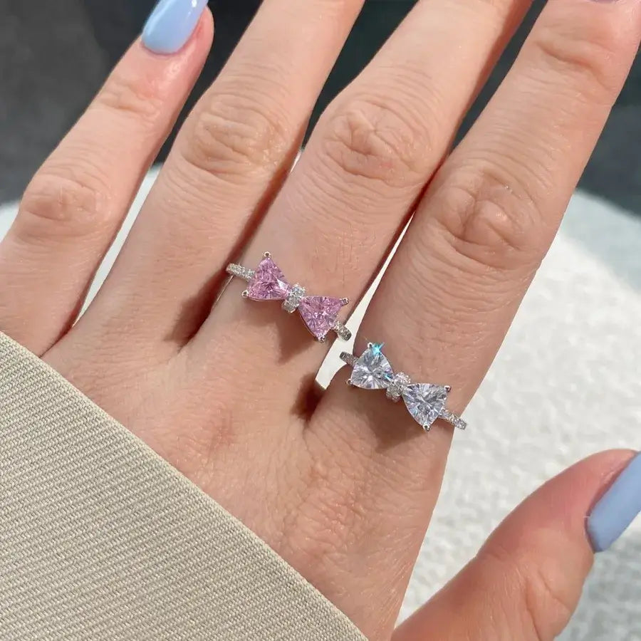 Pink Moon Melody Rings