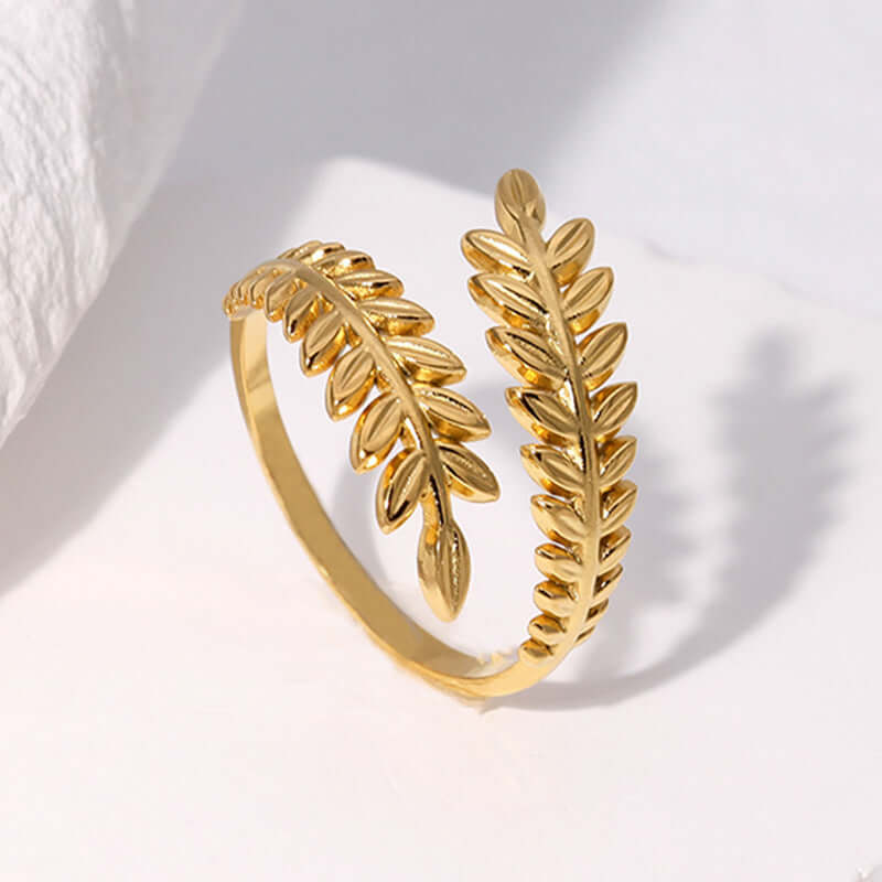 Sweet Leaf Open Ring